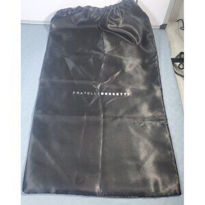 Fratelli Rossetti Satin Black DUST BAG Drawstring Bag 25" x 15"